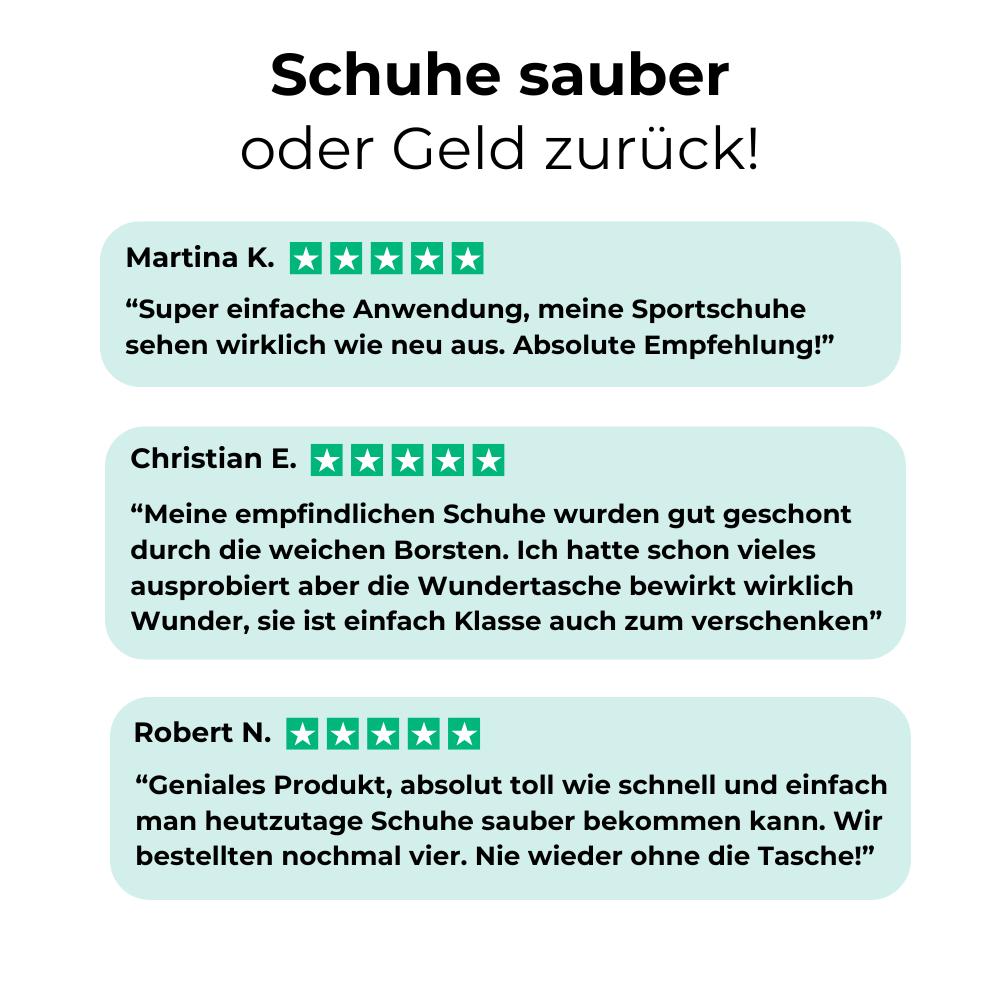 Schuhwaschbeutel für 4 Schuhe ( 2 Paar )