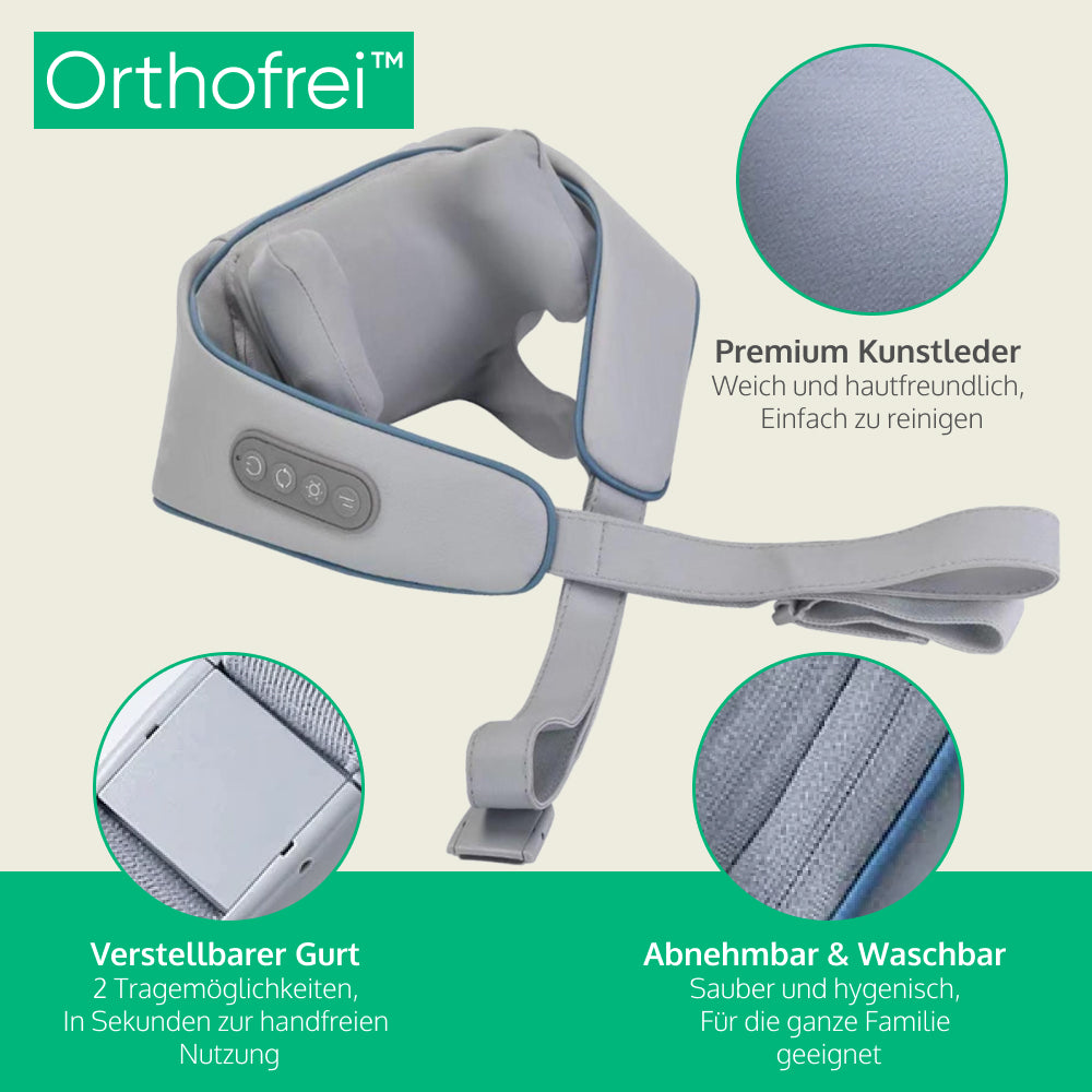 Orthofrei® Shiatsu MassagePro - Intelligentes Thermo-Massagegerät